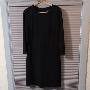 Banana Republic Classic Black 3/4 Length Sleeve Dress